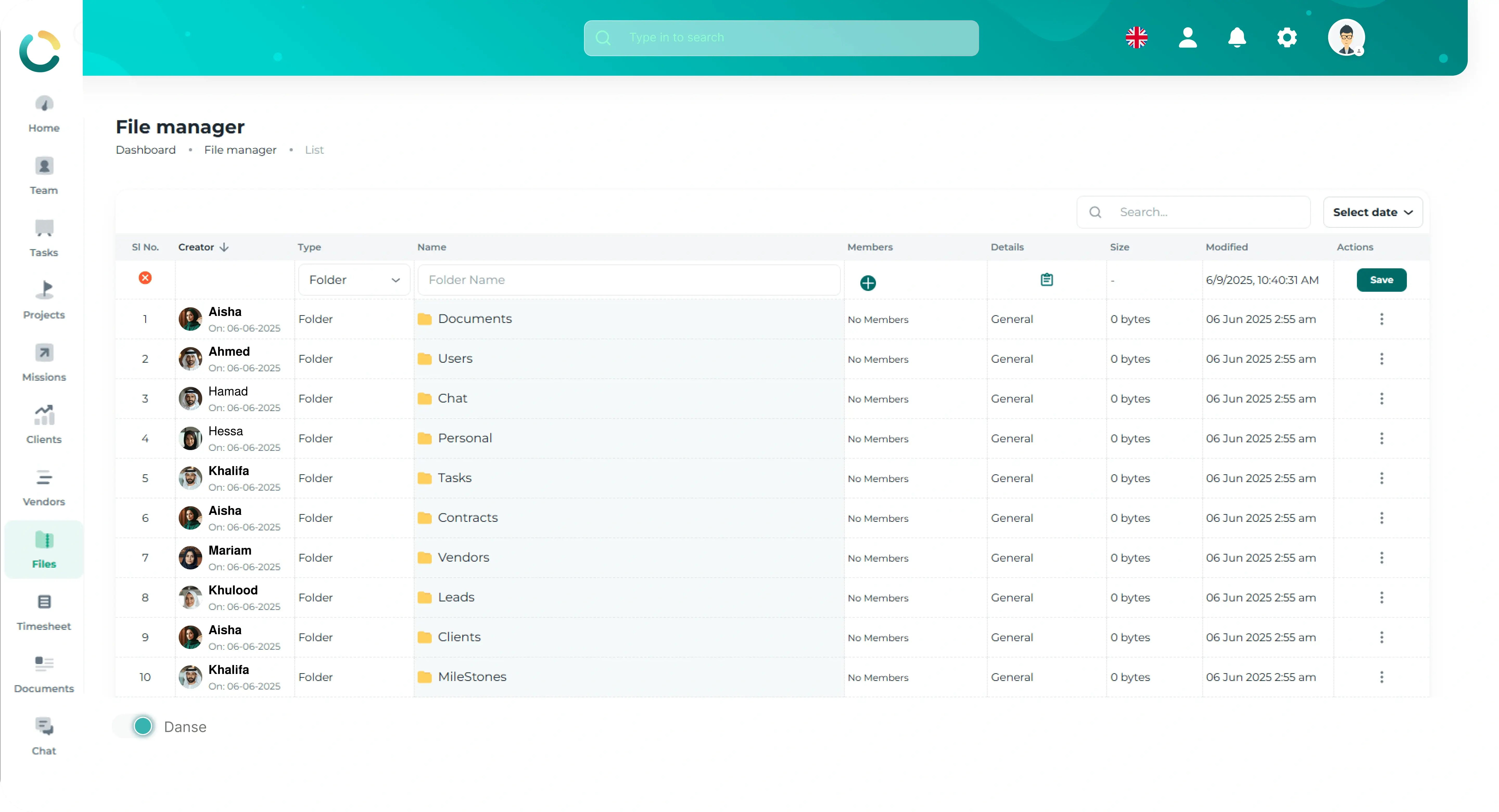 NOVOTAK File Repository Dashboard